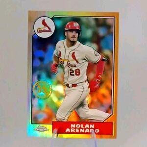 2022 Topps Chrome 1987 35th Anniversary Refractor #87BC-5 Nolan Arenado